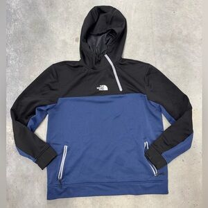 The North Face Men’s XL Hoodie Quarter Zip Blue Black Like New